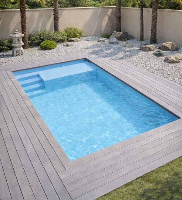 Piscine exterieure creusée 